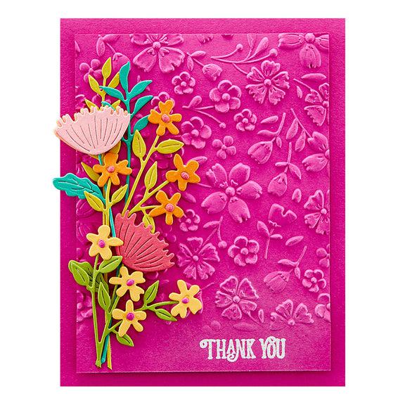 Spellbinders - Floral Reflection Collection - Dies - Sealed Wildflowers-ScrapbookPal