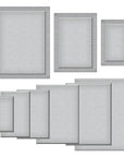 Spellbinders - Fluted Classics Collection - Dies - Fluted Classics Rectangles-ScrapbookPal