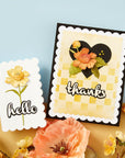 Spellbinders - From the Garden Collection - Dies - Heartfelt Thanks & Scallops-ScrapbookPal