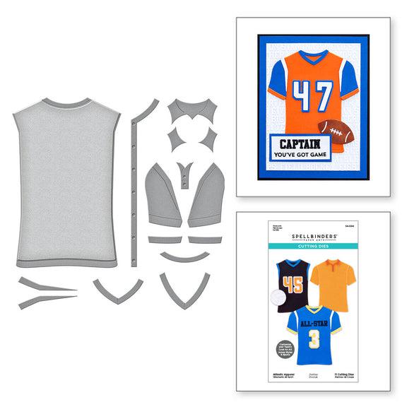 Spellbinders - Game Day Collection - Dies - Athletic Apparel-ScrapbookPal