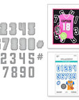 Spellbinders - Game Day Collection - Dies - Jersey Numbers Set-ScrapbookPal