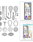 Spellbinders - Game Day Collection - Dies - Sporting Goods Set-ScrapbookPal