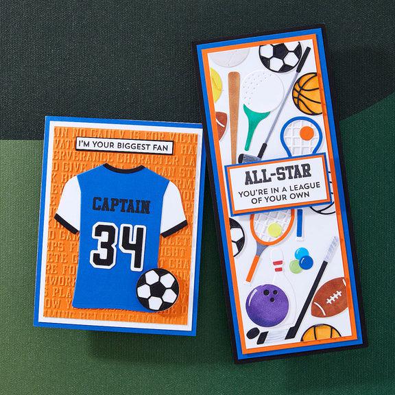 Spellbinders - Game Day Collection - Dies - Sporting Goods Set-ScrapbookPal