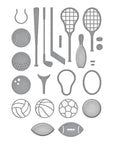 Spellbinders - Game Day Collection - Dies - Sporting Goods Set-ScrapbookPal