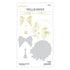 Spellbinders - Glimmer Greetings Collection - Glimmer Hot Foil Plate & Die Set - Blooming Ornament-ScrapbookPal