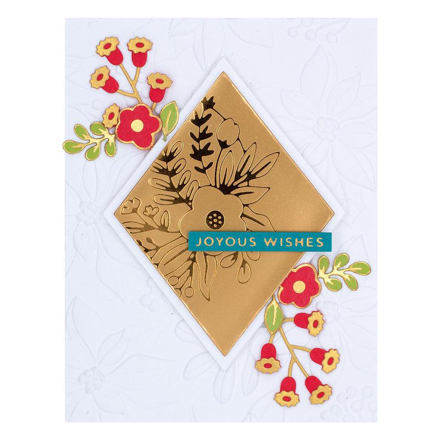 Spellbinders - Glimmer Greetings Collection - Glimmer Hot Foil Plate - Glimmer Essential Solid Diamond-ScrapbookPal