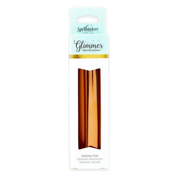 Spellbinders - Glimmer Hot Foil - Copper-ScrapbookPal