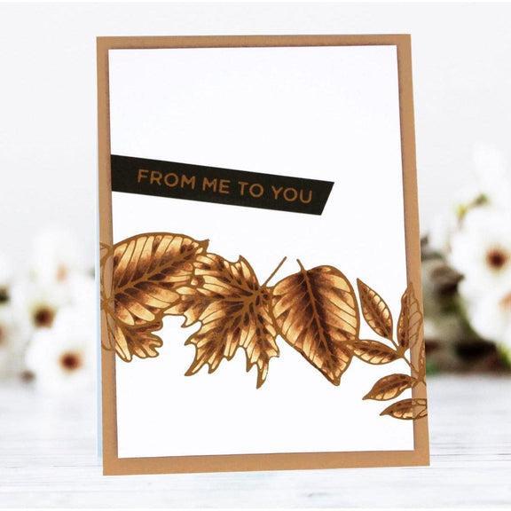 Spellbinders - Glimmer Hot Foil - Copper-ScrapbookPal