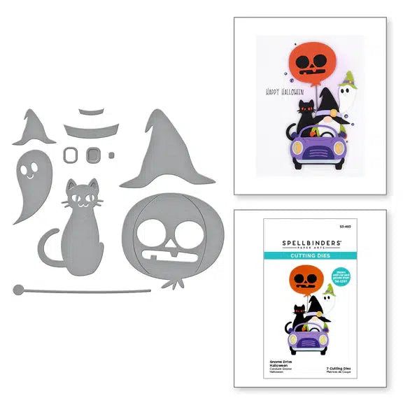 Spellbinders - Gnome Drive Collection - Dies - Gnome Drive Halloween-ScrapbookPal