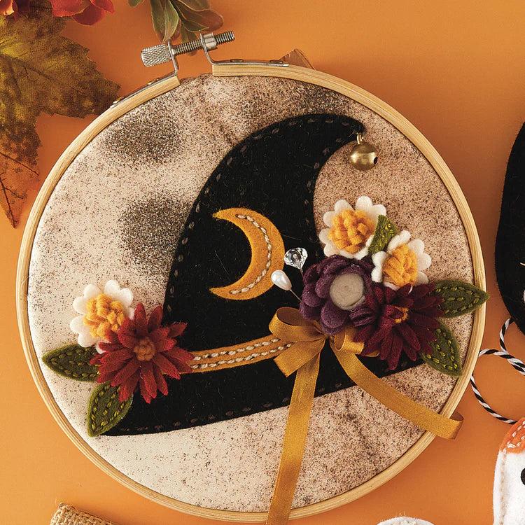 Spellbinders - Halloween Felt Stitch & Create Collection - Dies - Felt Charming Witch Hat-ScrapbookPal