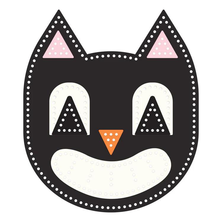 Spellbinders - Halloween Felt Stitch & Create Collection - Dies - Felt Fright Night Feline-ScrapbookPal
