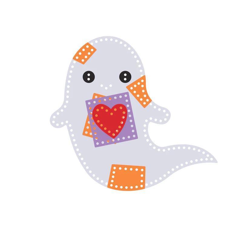 Spellbinders - Halloween Felt Stitch & Create Collection - Dies - Felt Patchwork Boo-ScrapbookPal