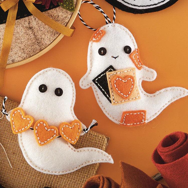 Spellbinders - Halloween Felt Stitch & Create Collection - Dies - Felt Patchwork Boo-ScrapbookPal