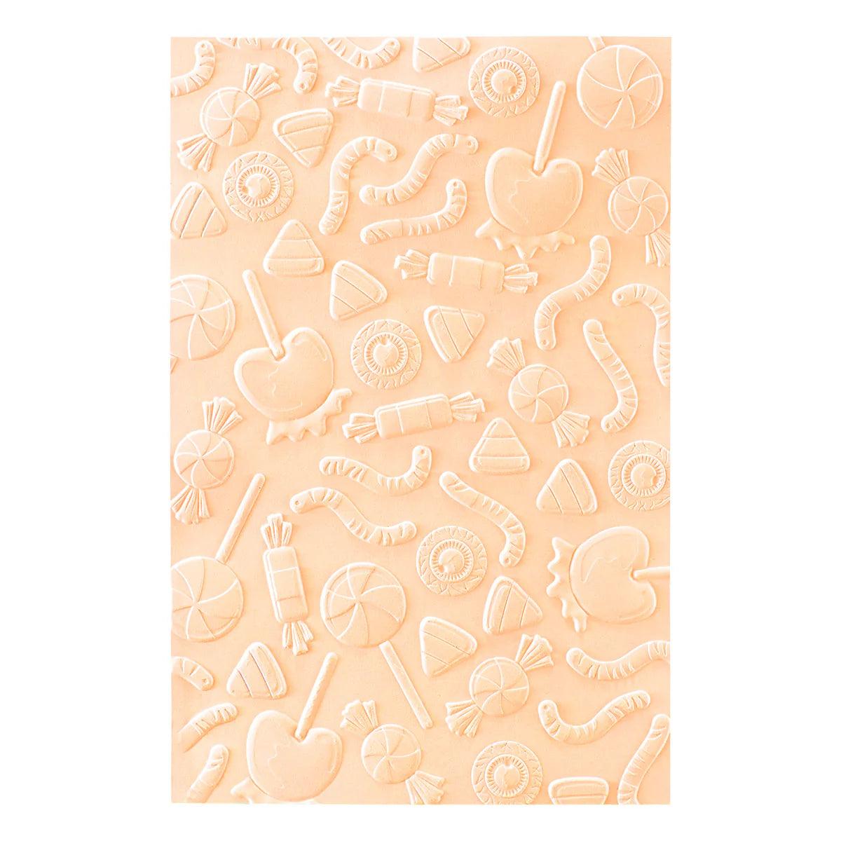 Spellbinders - Halloween Hugs Collection - 3D Embossing Folder - Trick or Treat-ScrapbookPal