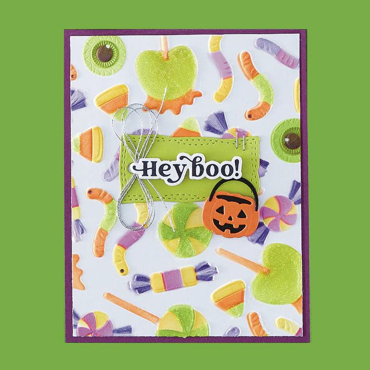 Spellbinders - Halloween Hugs Collection - Stencils - Layered Trick or Treat-ScrapbookPal