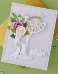 Spellbinders - Happier Hour Collection - Press Plate & Dies - A Special Toast Sentiments-ScrapbookPal