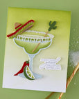 Spellbinders - Happier Hour Collection - Press Plate & Dies - Sip Sip Ole Sentiments-ScrapbookPal
