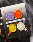 Spellbinders - Happy Haunting Collection - 3D Wax Seal Stamp - Boo!-ScrapbookPal