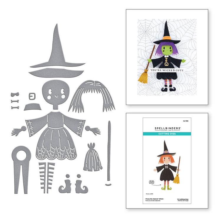 Spellbinders - Happy Haunting Collection - Dies - Fiona the Dancin&#39; Witch-ScrapbookPal