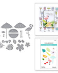 Spellbinders - Happy Hour Collection - Dies - Tropical Flair-ScrapbookPal