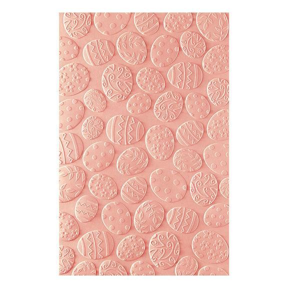 Spellbinders - Happy Spring Collection - 3D Embossing Folder - Ornate Eggs-ScrapbookPal