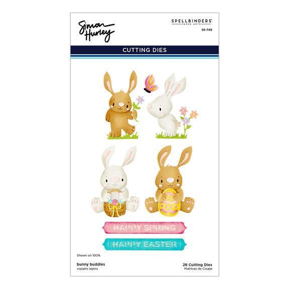Spellbinders - Happy Spring Collection - Dies - Bunny Buddies-ScrapbookPal