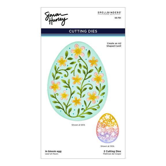 Spellbinders - Happy Spring Collection - Dies - In Bloom Egg-ScrapbookPal