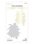Spellbinders - Hexi-Gems Collection - Glimmer Hot Foil Plate & Die Set - Hexi-Gem Blooms-ScrapbookPal