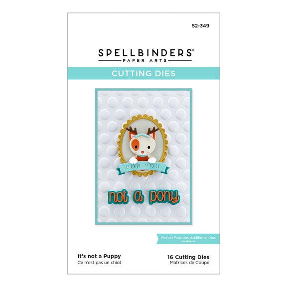 Spellbinders - Holiday Cheer Enclosed Collection - Dies - It's Not a Puppy
