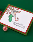 Spellbinders - Holiday Dreams Collection - Cling Stamps - Sweet Twist-ScrapbookPal