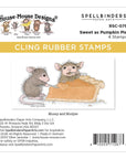 Spellbinders - Holiday Dreams Collection - Cling Stamps - Sweet as Pumpkin Pie-ScrapbookPal