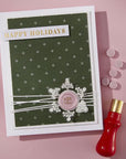 Spellbinders - Holiday Magic Collection - 3D Wax Seal Stamp - For You Mini-ScrapbookPal