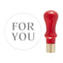 Spellbinders - Holiday Magic Collection - 3D Wax Seal Stamp - For You Mini-ScrapbookPal