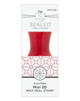 Spellbinders - Holiday Magic Collection - 3D Wax Seal Stamp - Snowflake Mini-ScrapbookPal