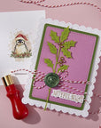 Spellbinders - Holiday Magic Collection - 3D Wax Seal Stamp - Super Star Mini-ScrapbookPal