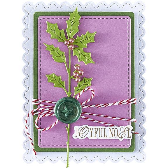 Spellbinders - Holiday Magic Collection - 3D Wax Seal Stamp - Super Star Mini-ScrapbookPal