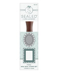 Spellbinders - Holiday Magic Collection - Wax Seal Stamp - 2 Pack Frames-ScrapbookPal