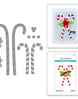 Spellbinders - Home for the Holidays Collection - Dies - Candy Canes and Holly-ScrapbookPal