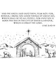 Spellbinders - Home for the Holidays Collection - Press Plates - Christmas Gospel-ScrapbookPal