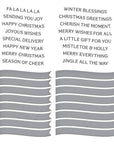Spellbinders - Home for the Holidays Collection - Press Plates & Dies - Mistletoe Greetings-ScrapbookPal