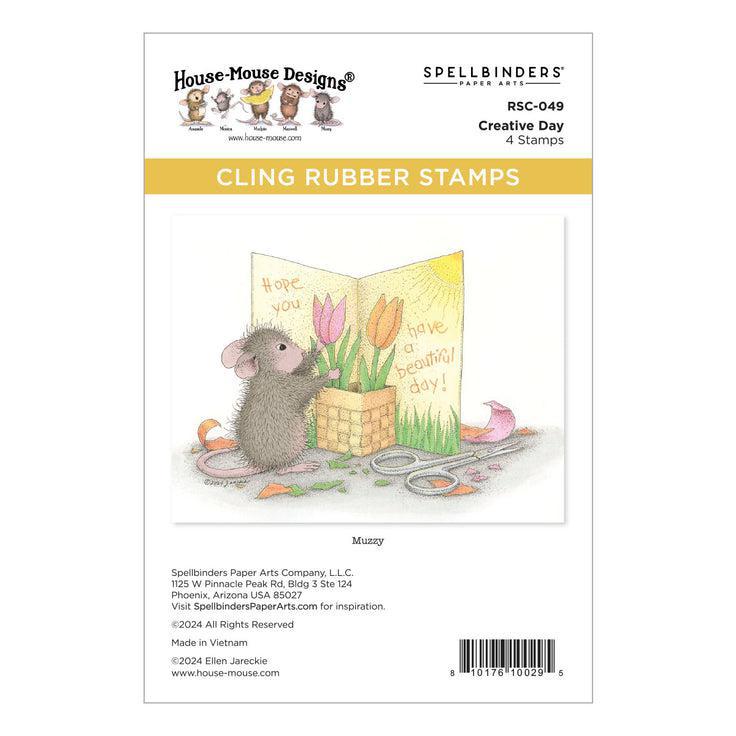 Spellbinders - House-Mouse Creative Day Collection - Cling Stamps - Creative Day-ScrapbookPal