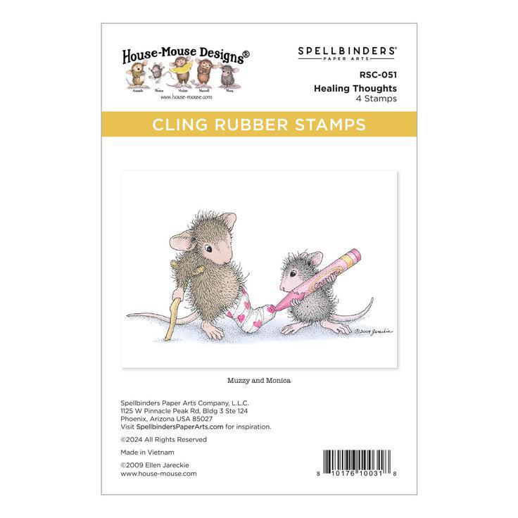 Spellbinders - House-Mouse Creative Day Collection - Cling Stamps - Healing Thoughts-ScrapbookPal