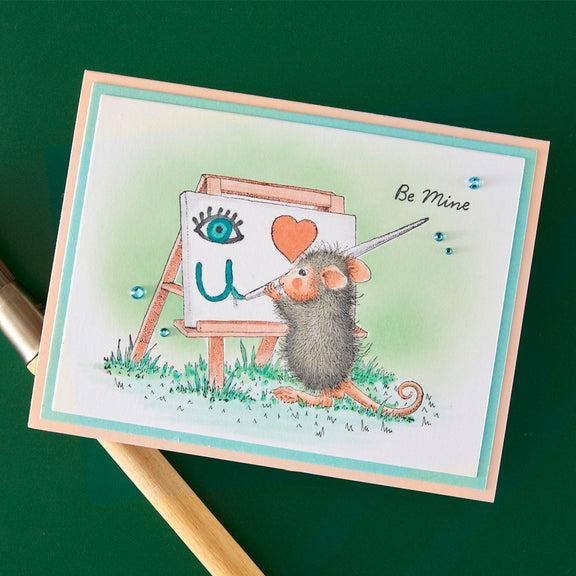 Spellbinders - House-Mouse Heart and Soul Collection - Cling Stamps - Heart and Soul-ScrapbookPal