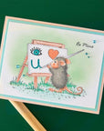 Spellbinders - House-Mouse Heart and Soul Collection - Cling Stamps - Heart and Soul-ScrapbookPal