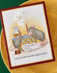 Spellbinders - House-Mouse Heart and Soul Collection - Cling Stamps - Secret Ingredient-ScrapbookPal