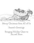 Spellbinders - House-Mouse Holiday Friends Collection - Cling Stamps - Christmas Friends-ScrapbookPal