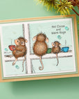 Spellbinders - House-Mouse Holiday Friends Collection - Cling Stamps - Hot Cocoa Day-ScrapbookPal