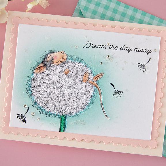 Spellbinders - House-Mouse Party Parade Collection - Cling Stamps - Dandelion Dreams-ScrapbookPal