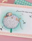 Spellbinders - House-Mouse Party Parade Collection - Cling Stamps - Dandelion Dreams-ScrapbookPal