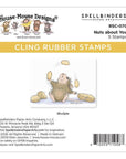 Spellbinders - House-Mouse Party Parade Collection - Cling Stamps - Nuts about You-ScrapbookPal